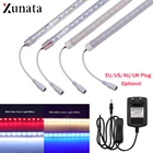 12 В постоянного тока Светодиодный светильник 50 см 36 светодисветодиодный s Жесткая светодиодная полоса SMD5054 светодиодная полоса светильник Европейскойамериканскойавстралийскойбританской вилкой под шкаф кухонный ночник