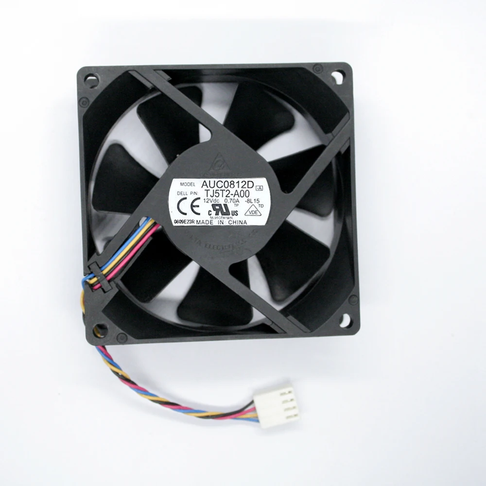 Оригинальный Дельта AUC0812D 8025 8 см DC 12V 0.7A четырехпроводный ШИМ Скорость