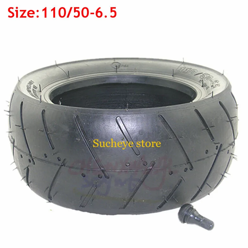 110/50-6.5 Rear Tubeless Tyre 90/65-6.5 Front Vacuum Tire for 47cc/49cc Mini Pocket Bike Gas Electric Scooter Accessories | Автомобили и