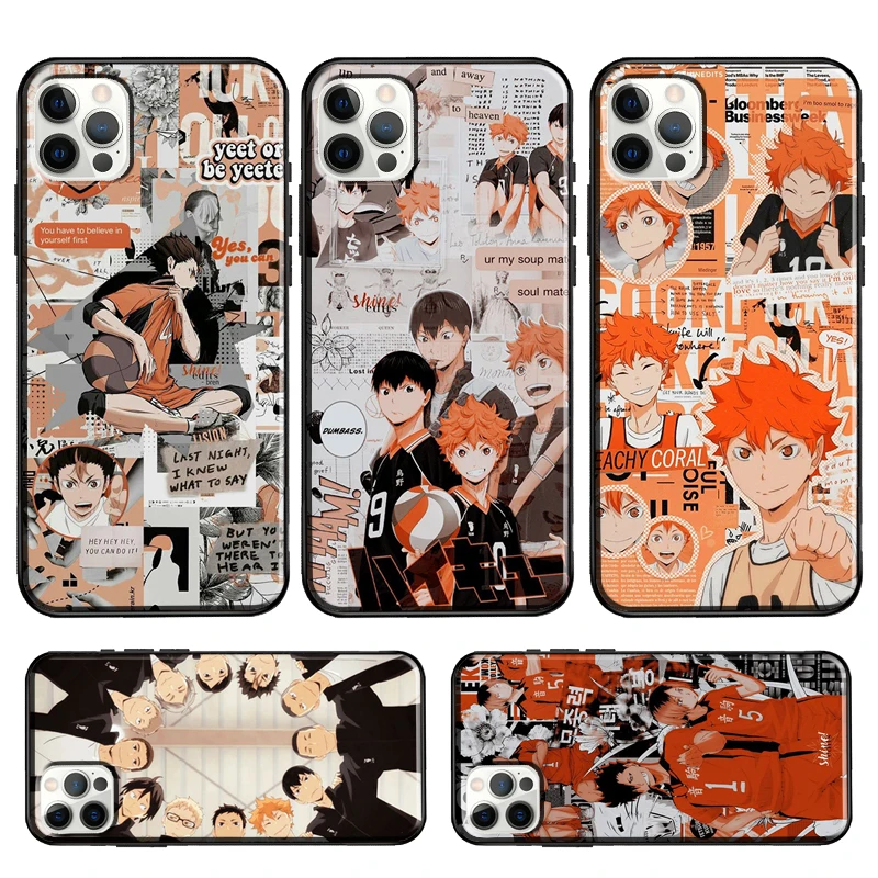 Чехол Haikyu 4 к верхней крышке для iPhone 13 mini 12 Pro Max чехол 11 XS X XR 7 8 Plus SE 2020 | Мобильные
