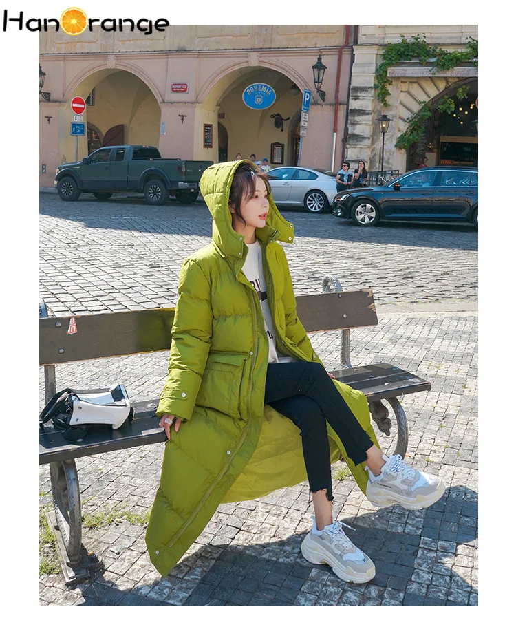 Зимние женские парки с хлопковой подкладкой длинное пальто большого размера до