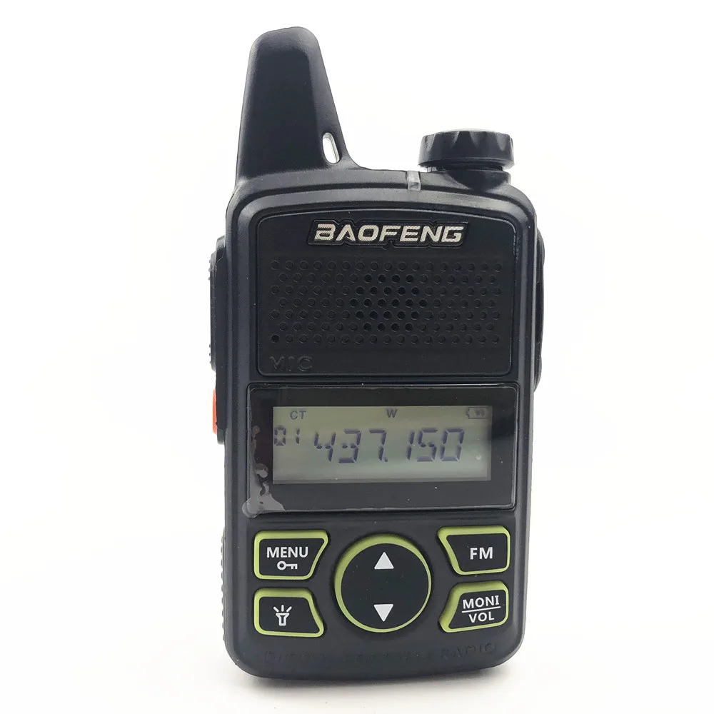 Baofeng BF-T1 мини дети иди и болтай Walkie Talkie Ham двухстороннее радио comunicador BFT1 для
