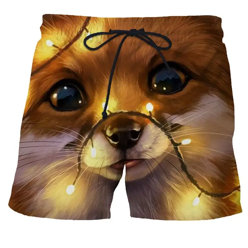 

Men's Animal Graphic Beach Shorts 3D Pattern Predator Boardshorts Men/Women Short Pants