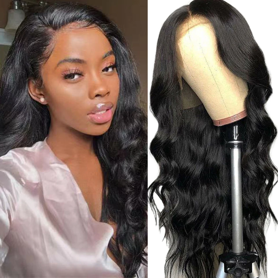 Mogolian Body Wave 13x4 Lace Front Wigs Body Wave Remy Human Hair Wigs Pre Plucked Lace Front Human Hair Wigs For Black Women