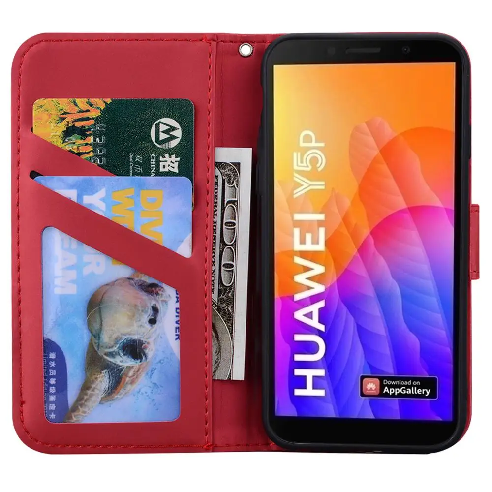 

Cartoon Animal Wallet Phone Case For Huawei Y5p Y5 Prime Y6 Prime Y7 Prime P Smart S P10 LiteP20 Lite P30 Pro P40 Pro P40 Lite E