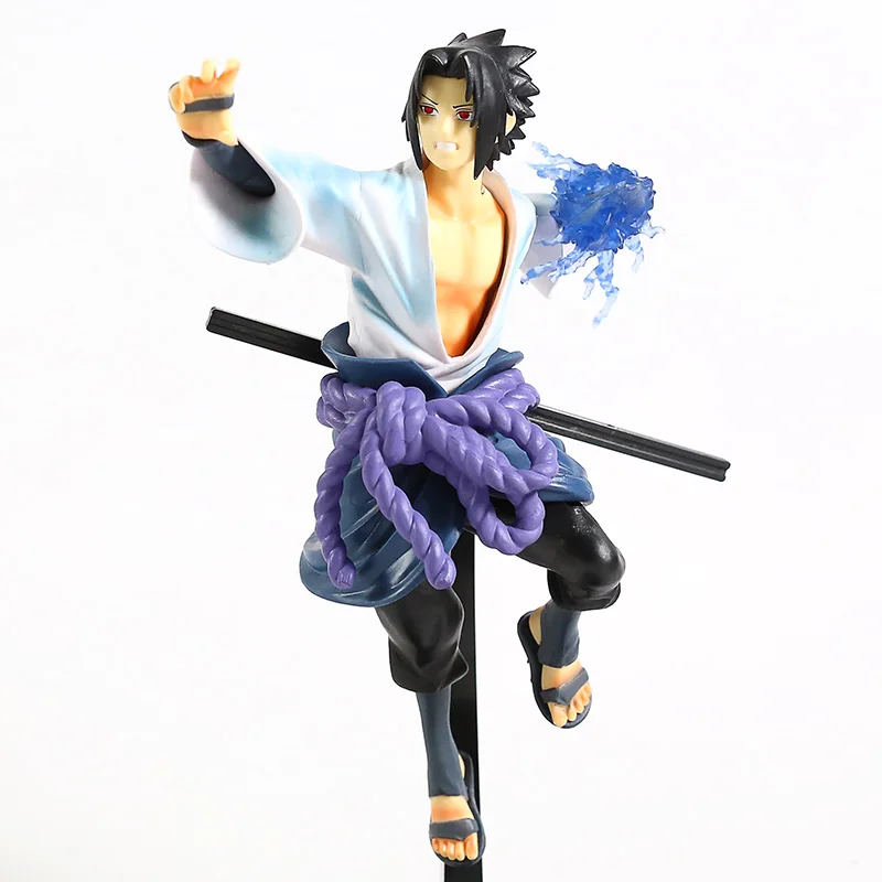 Японское аниме Наруто 20 см Shippuden Uchiha Sasuke Raiton Chidori Ver. Экшн-фигурка из ПВХ
