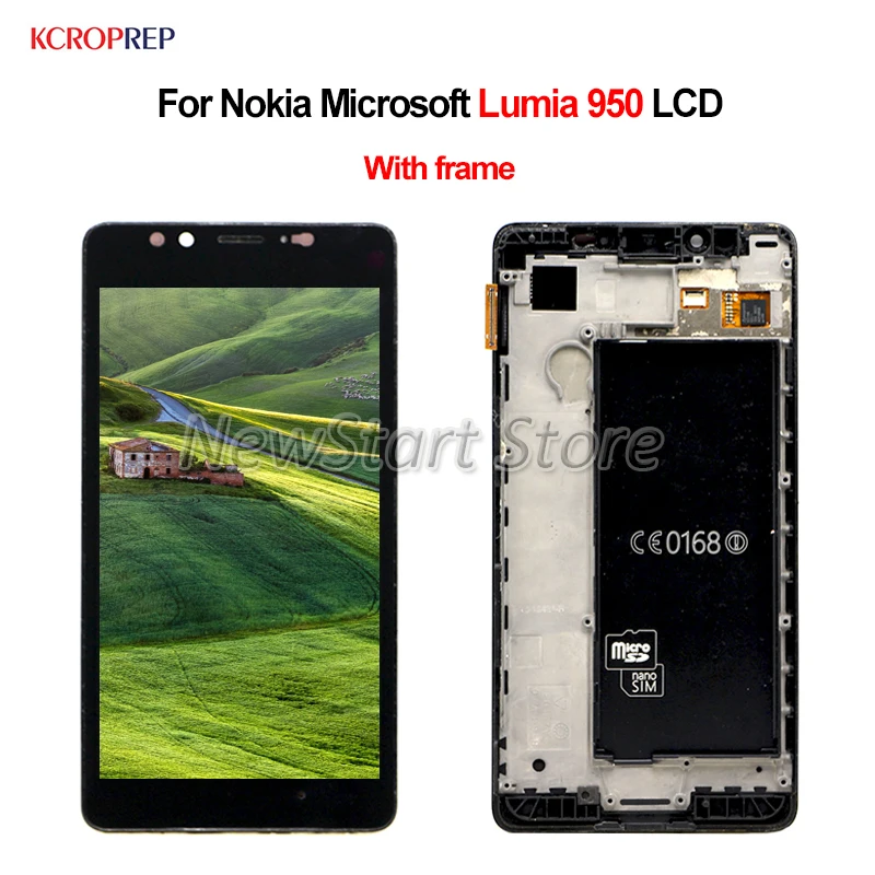 Для Nokia Microsoft Lumia 950 ЖК-дисплей сенсорный экран дигитайзер в сборе для ЖК сменный