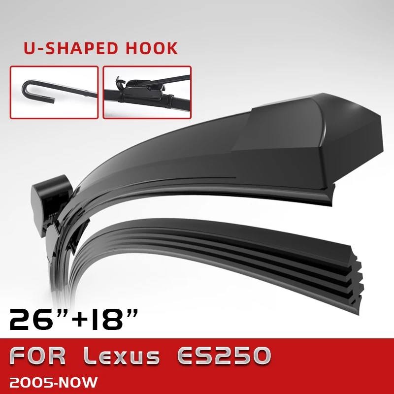 

CELANOVA Double Sided Rubber Windscreen Wiper Front Wiper Blades For Lexus ES250 2005- 26"+18"