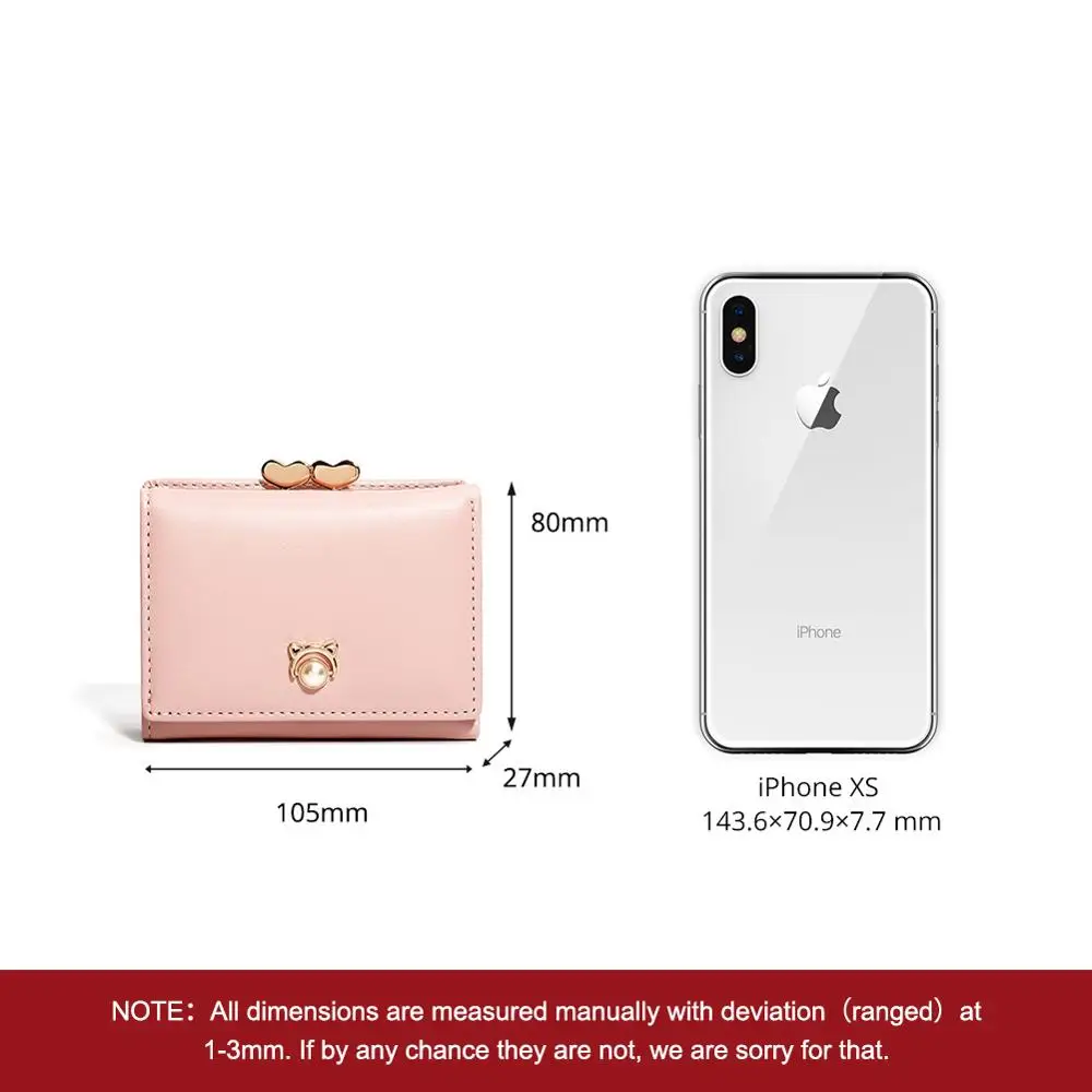 Органайзер женские кошельки с застежкой из искусственной кожи Женский