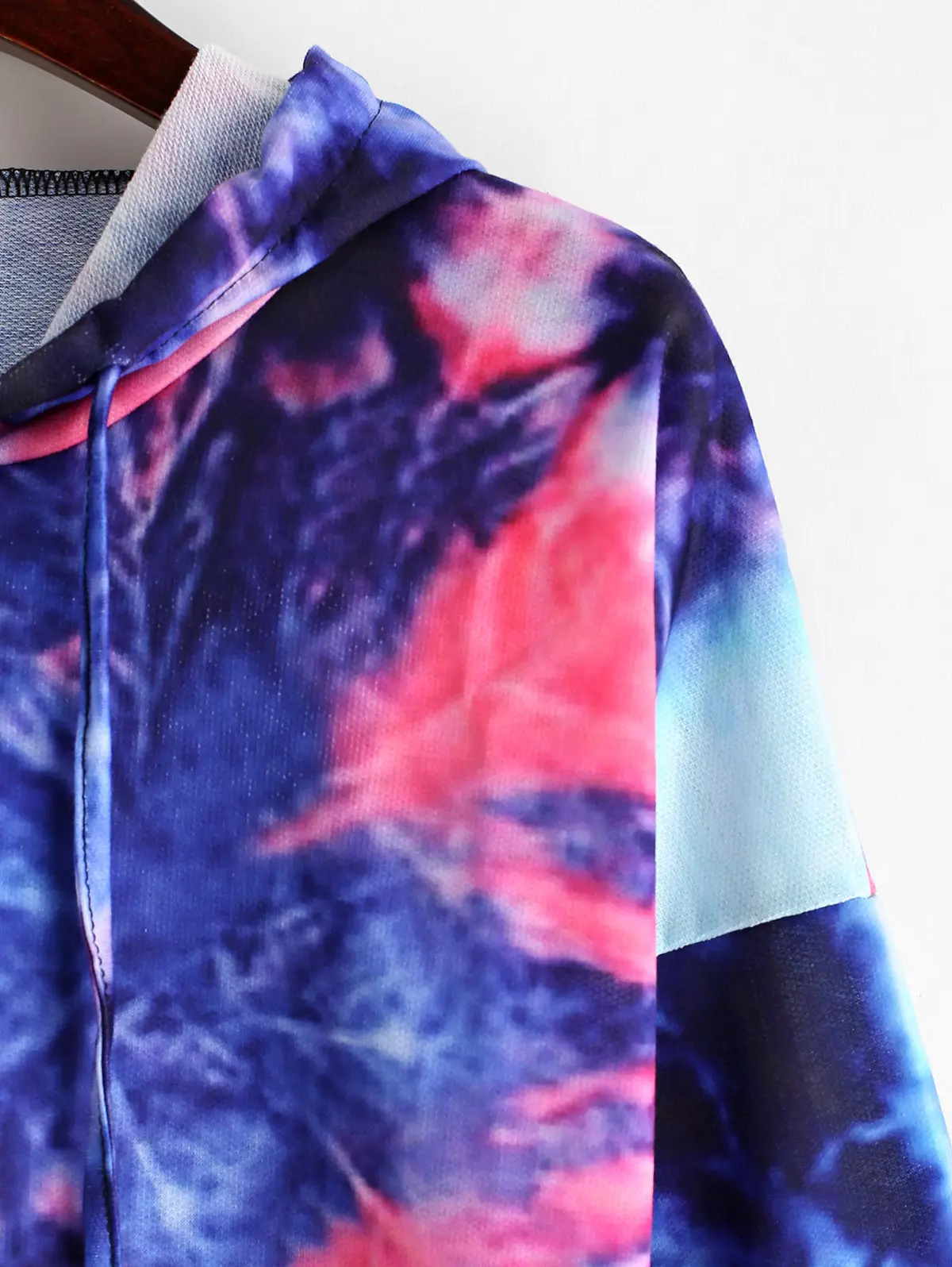 Укороченная Толстовка Повседневная Женская толстовка с капюшоном на шнурке