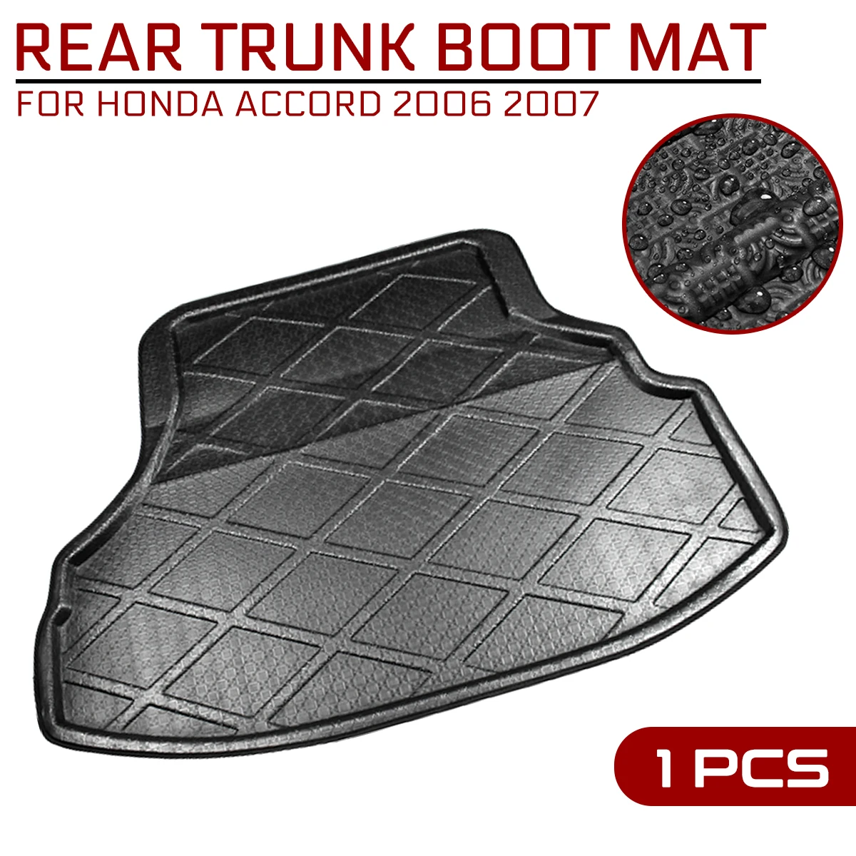 

Напольный коврик для автомобиля для Honda Accord 2006 2007, коврик для заднего багажника, противогрязевая крышка