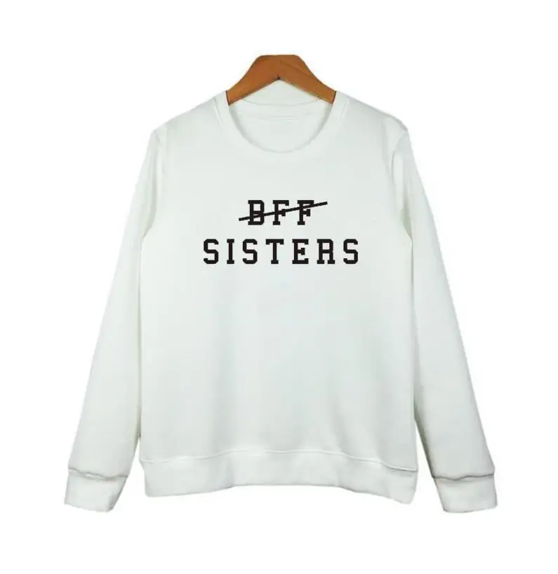 

Women Sweatshirts Tumblr Sudaderas Mujer Spring Autumn Clothes Letters Printing Round Neck Hoodies