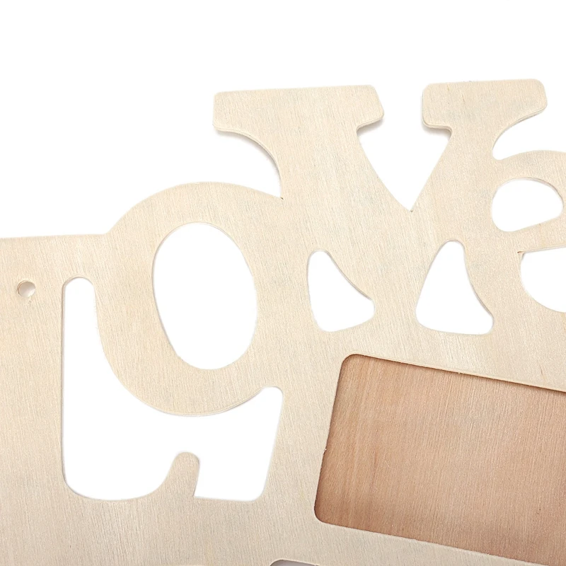 Модная деревянная фоторамка Love | Дом и сад