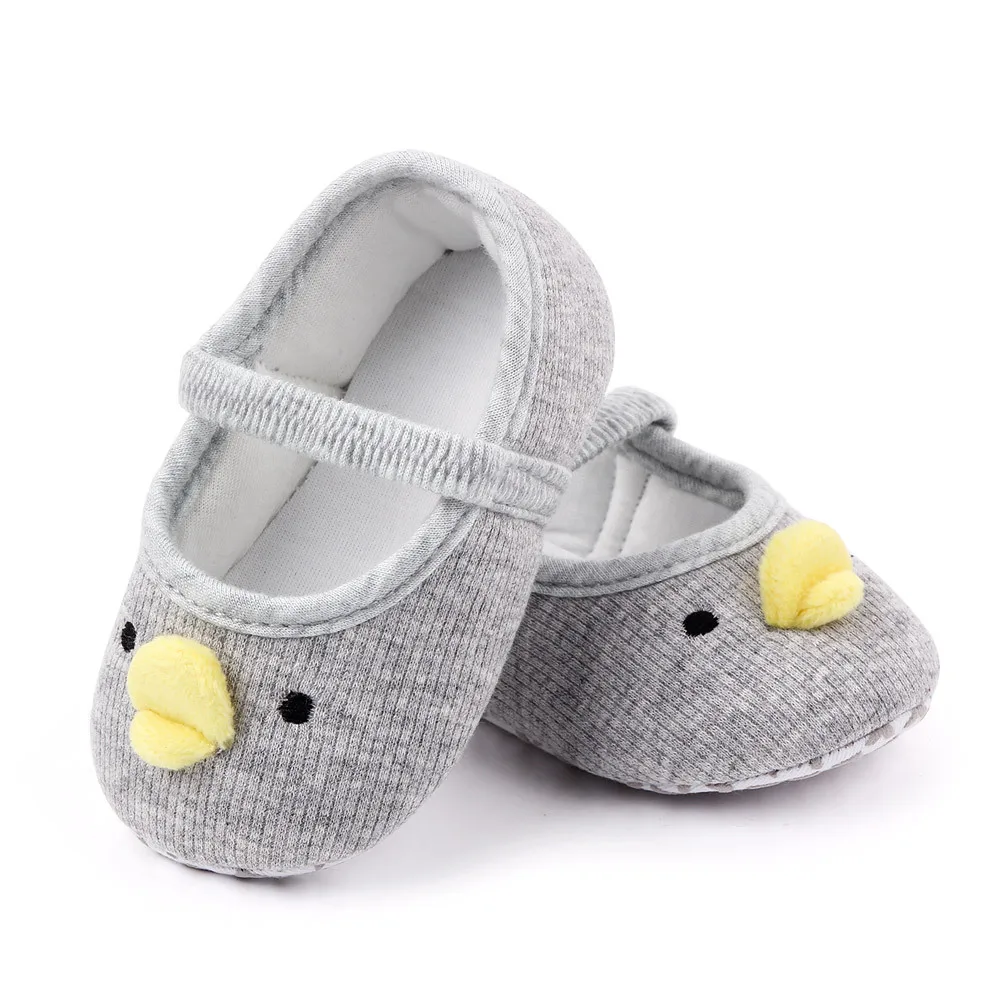 Мягкие кроссовки для новорожденных милые эластичные закрытые Нескользящие с