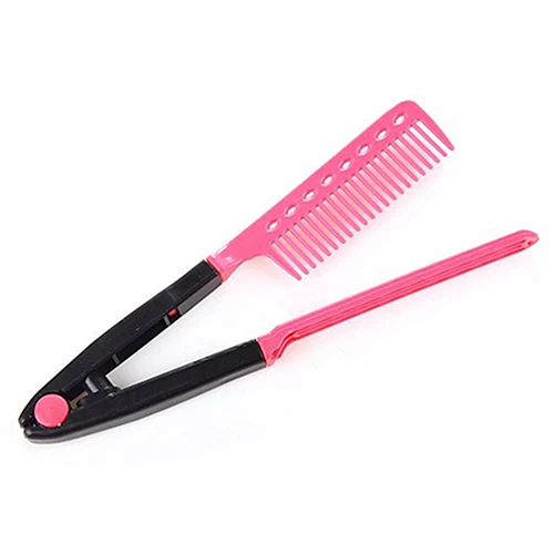 Модный V-образный выпрямитель для волос девочек расческа сделай сам инструмент