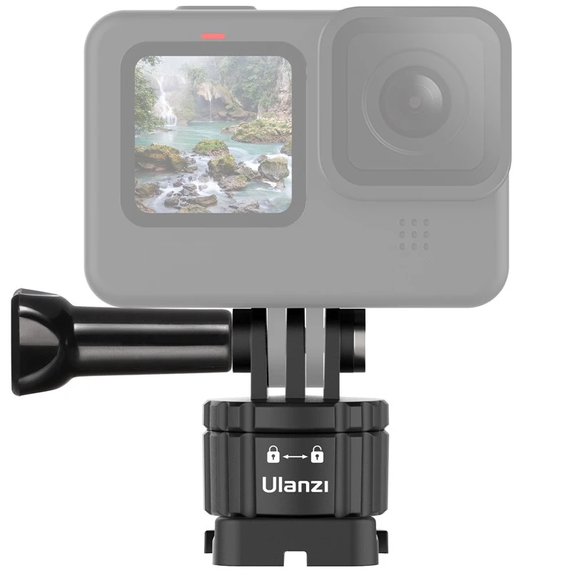 

Ulanzi GP-11 Tripod Mount Adapter Quick Release Maganetic Tripod Base Mount Universal Action Camera Mount for GoPro 9/8/7/6/5