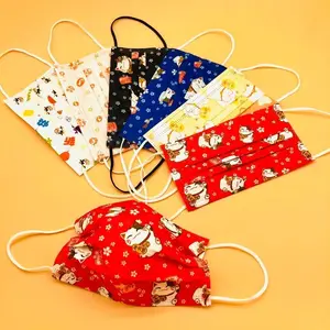 Маски одноразовые нетканые для взрослых, трехслойные, пылезащитные, дышащие, 50 шт.