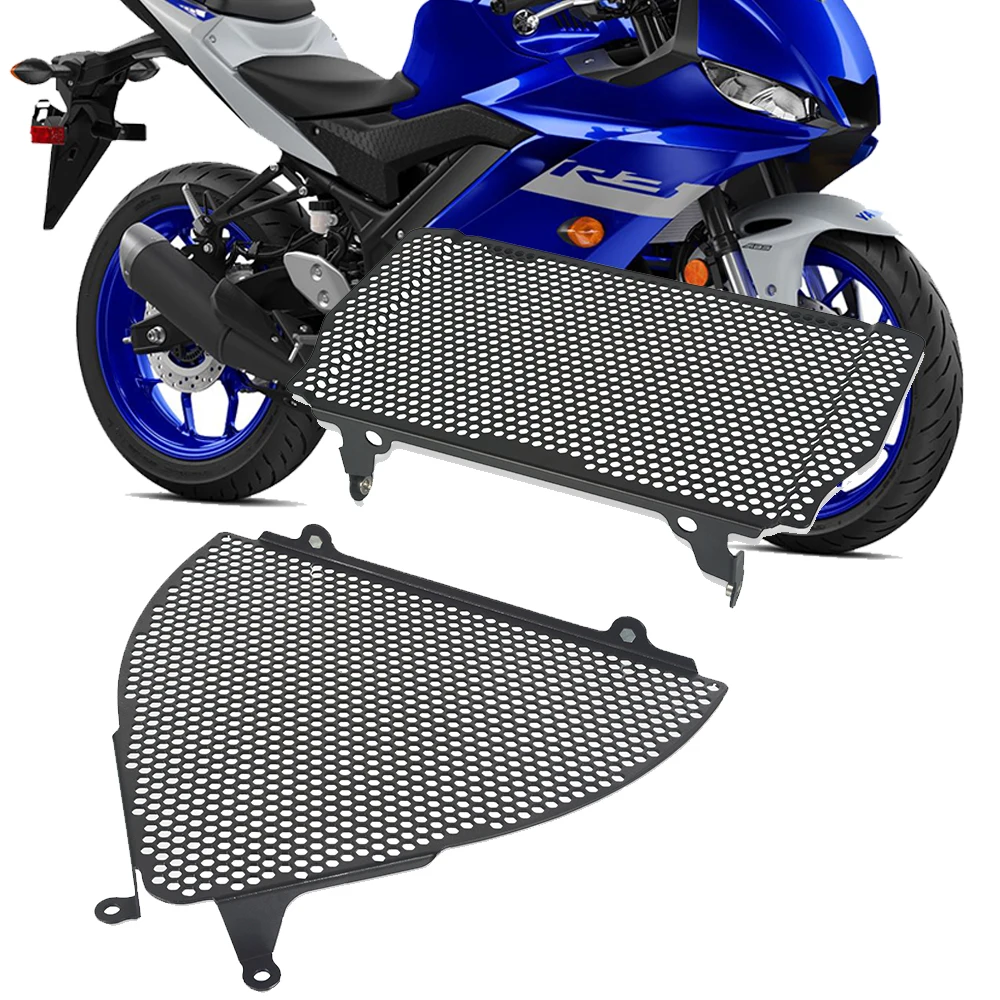 YZF R3 Мотоцикл с ЧПУ решетка радиатора крышка кулер протектор заголовок гвардии