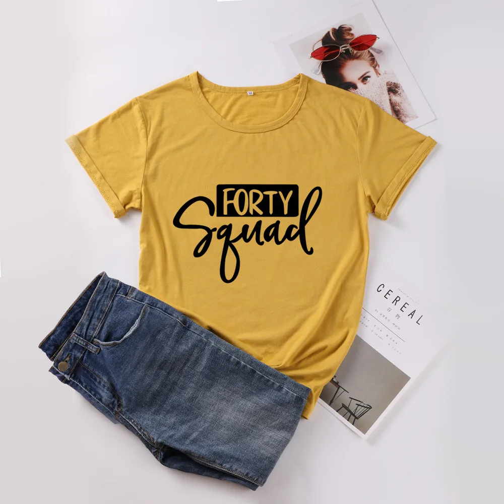 Сорок отряд родившиеся в 1981 на день рождения платье для вечеринки 40 рубашки