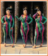 Plus Size 5xl Women Two Piece Set Top And Pants Tracksuit Sweatsuit Outfits Vintage Leopard Patchwork Casual Sets Autumn Winter