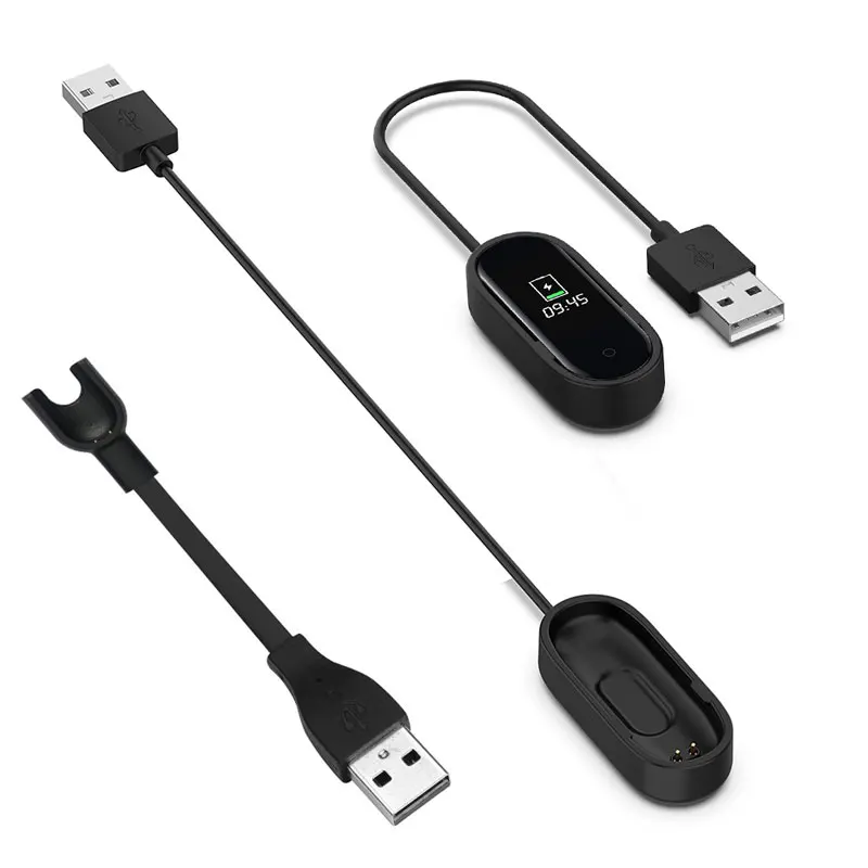 ALLOYSEED USB зарядное устройство кабель для Xiaomi Mi Band 4 3 2 умный Браслет USB зарядная док-станция адаптер для Miband 2 3 4