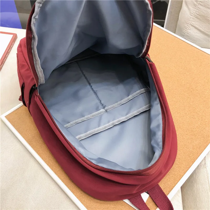 Холщовый школьный рюкзак с буквенным принтом школьные сумки для девочек