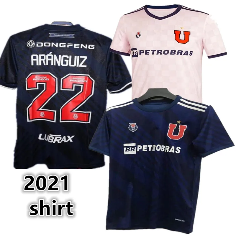 

new Home away Top Quality adults shirt RIQUELME Montillo ARANGUIZ LARRIVEY BARROS ISLA NEW 2020- 21 Universidad de Chile shirt