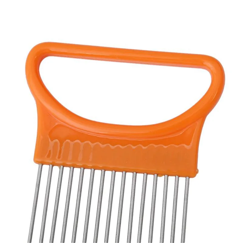 2021 Новый Кухня гаджеты луковый слайсер томат овощи безопасная вилка нарезки