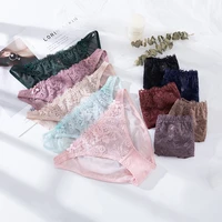 2021 womens underwear sexy lace panties fashion hollow out comfortable briefs low waist seamless underpants female lingerie