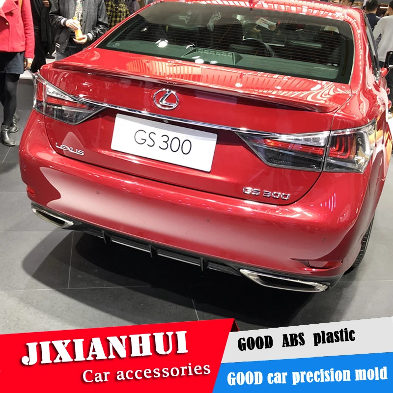 Спойлер для Lexus GS300 2015-2018 GS400 GS350 yck цветной задний спойлер из АБС-пластика