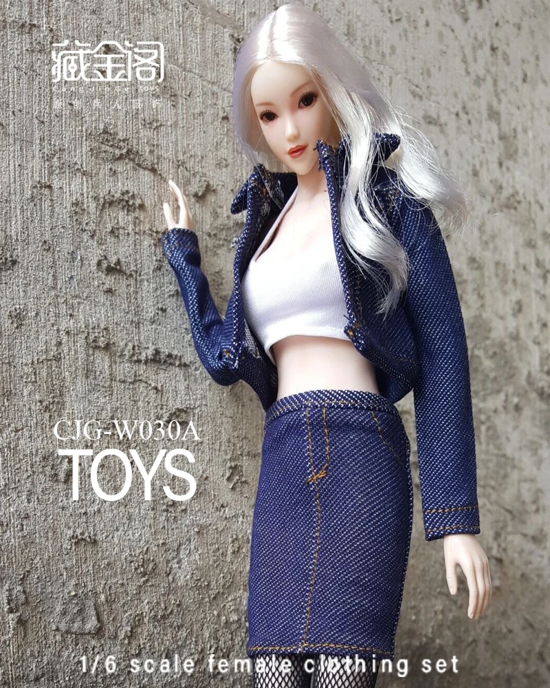 Куртка женская в ковбойском стиле 1/6 подходит для TBL UD LD OB CJG-W030 наличии/B CJG-W030-A |