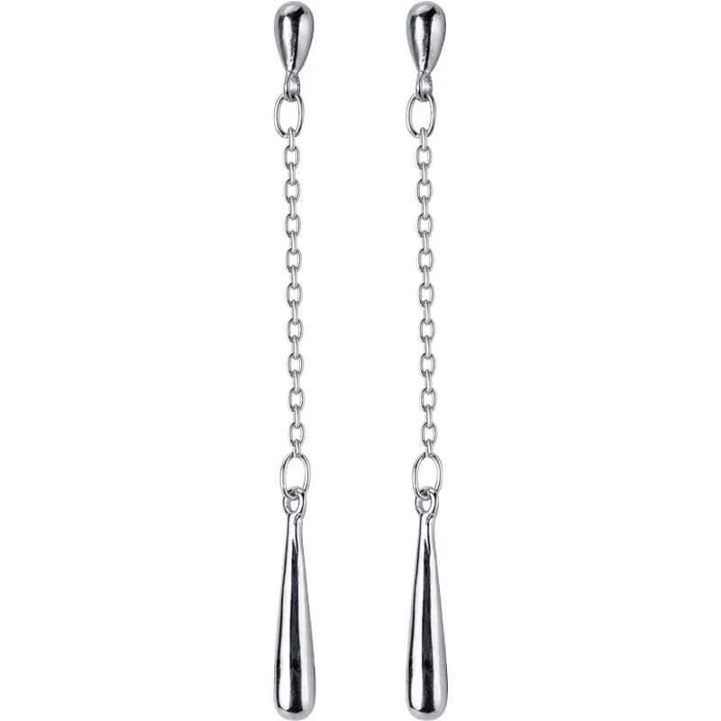 Женские серьги-подвески в виде капли из серебра 925 пробы | Украшения и аксессуары