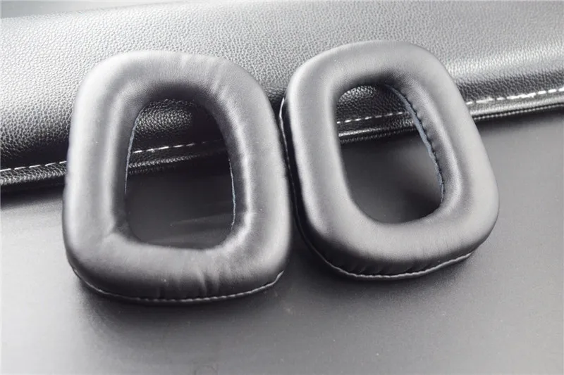 Black Ear Pads Накладки для наушников для logitech G35 G930 G430 F450, Сменные подушечки для наушников, накладки для наушников, губка для головы - Цвет: Black Ear Pads