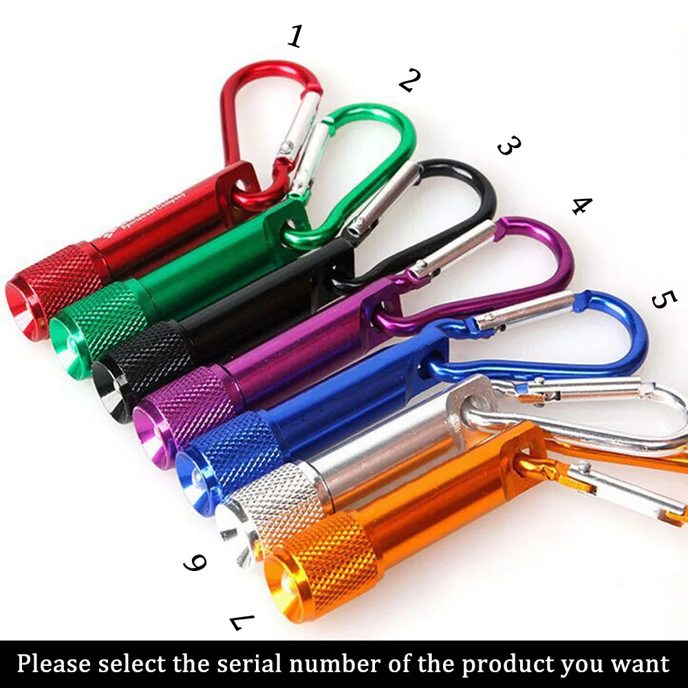 Мини светодиодный светильник портативный брелок флэш фонарь из алюминиевого