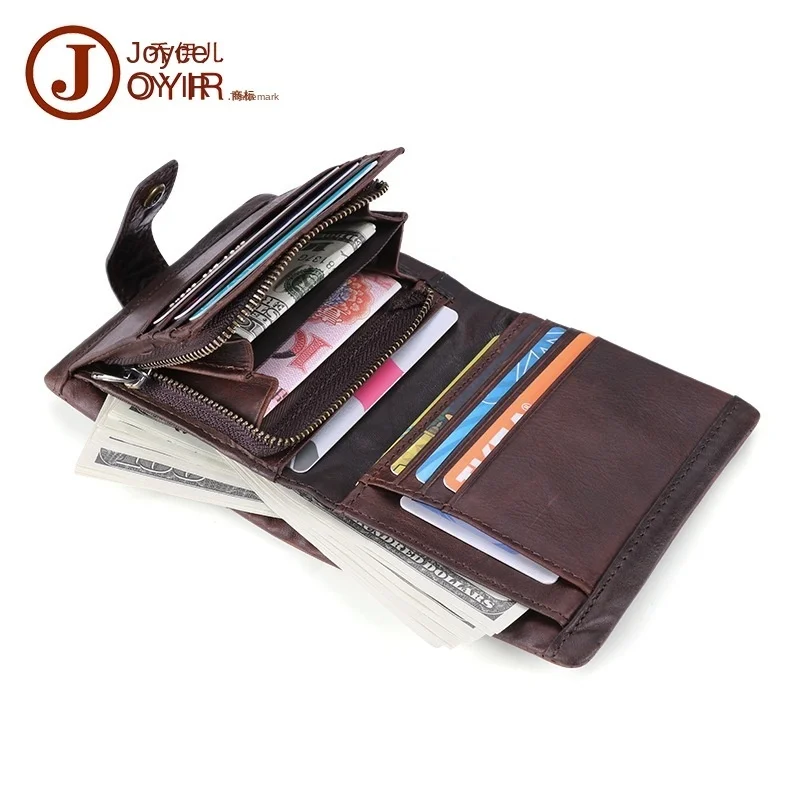 

Men's wallet new business fashion leather wallet multi card RFID wallet