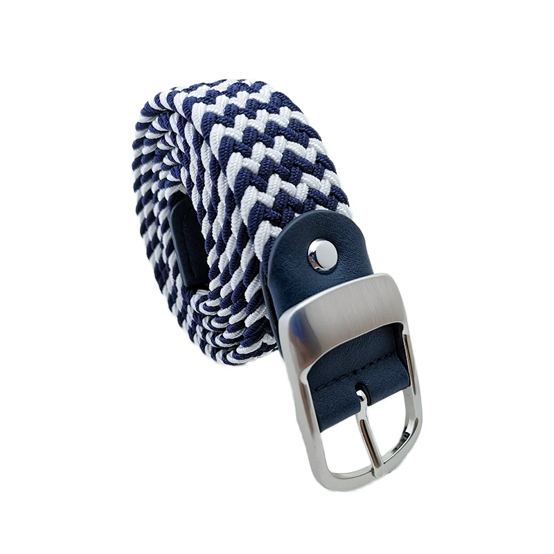 Мужской Плетеный Эластичный Ремень разноцветный трикотажный эластичный ремень
