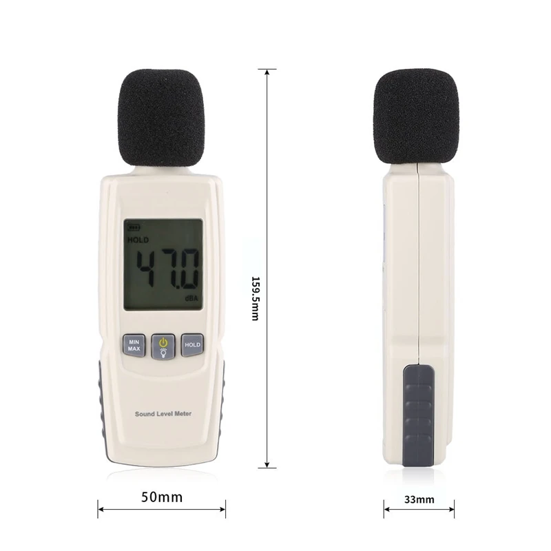 Digital Lcd Noise Decibel Meter Sound Pressure Level Measurement 30~130Db | Инструменты