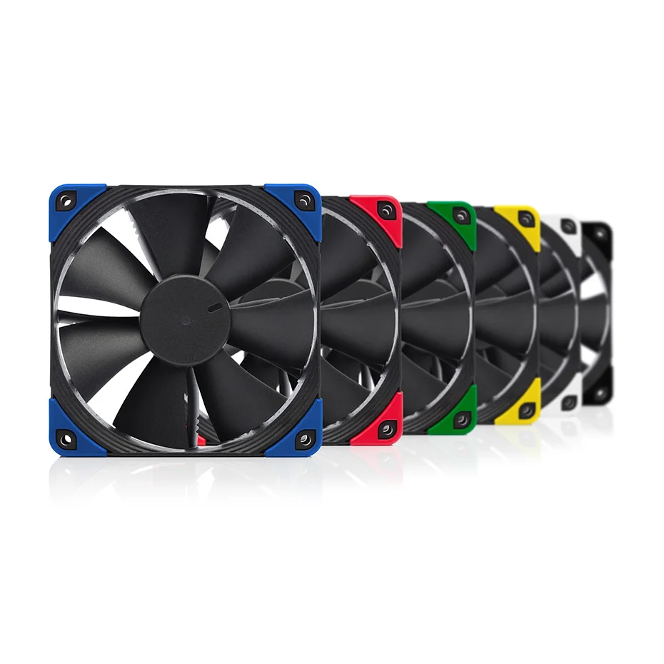Фото Noctua NF-F12 PWM chromax. Черного цвета. Подкачки (12 см); Охлаждающего вентилятора компьютера 1500PWM 4PIN Процессор кулер вентилятор охлаждения №3
