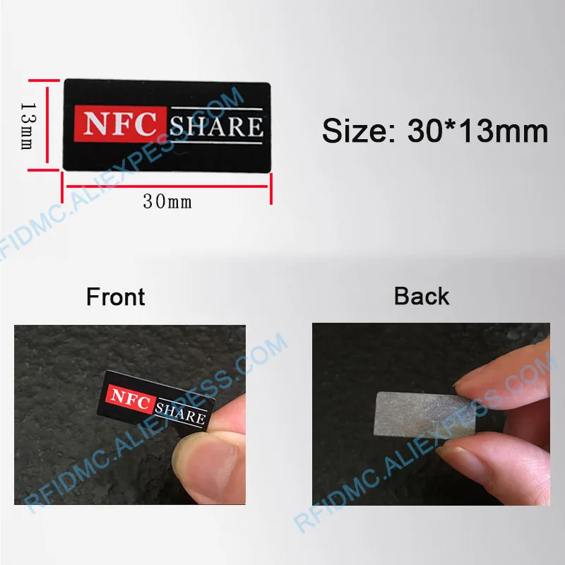 На металле NFC NTAG213 наклейка антиметаллическая бирка 6 шт. Наклейка | Безопасность и