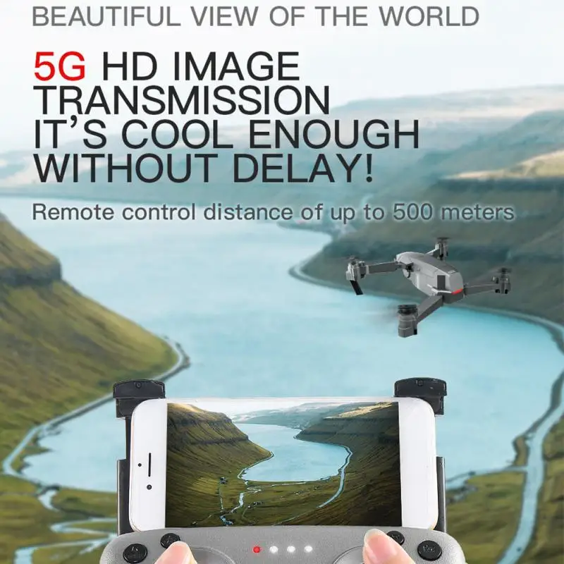 SG907 Квадрокоптер GPS Дрон с 4K HD двойной камерой широкоугольный анти-встряхивание