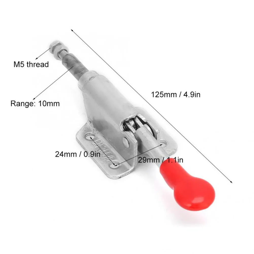 

NEW GH-36070 Toggle Latch Push/Pull Quick Release Toggle Clamp 60kg Vertical Toggle Clamp Hand Clip Tool