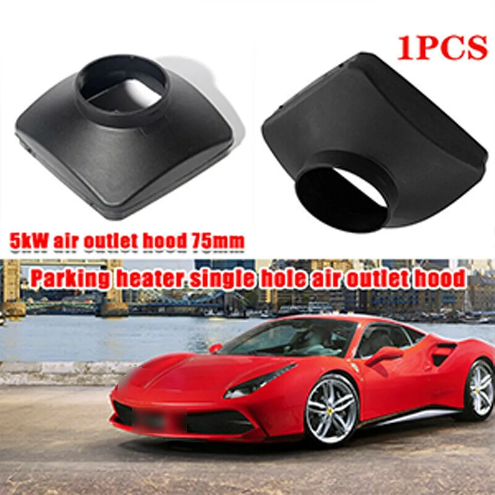 

Car Products Black Single Hole Outlet 75mm Cover Plastic For Car Air Diesel Parking Heater Trucks Heater Equippments Parts