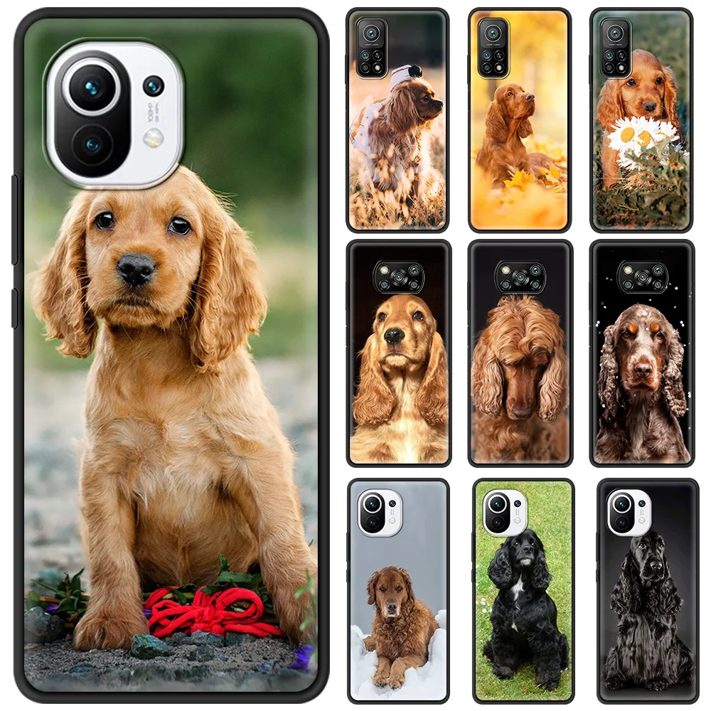 

Cocker Spaniel Silicone Soft Coque for Xiaomi Mi Poco X3 NFC M3 10S 10T 9T 9 Lite Note 10 Pro 5G 11 CC9 Phone Case Shell