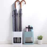 umbrella rack stand bracket drain hallway entryway anti skid draining can household storage container creative home