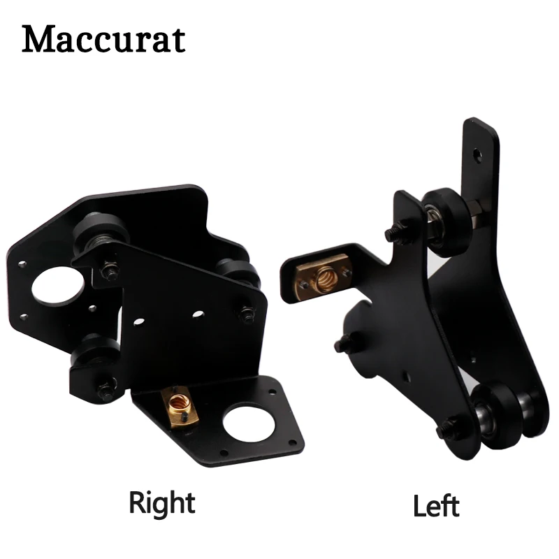 

1pcs 3D printer parts CR-10 S4/S5 X axis motor mount bracket right/left X-axis Front/Back Motor mount Plate with wheels T nut