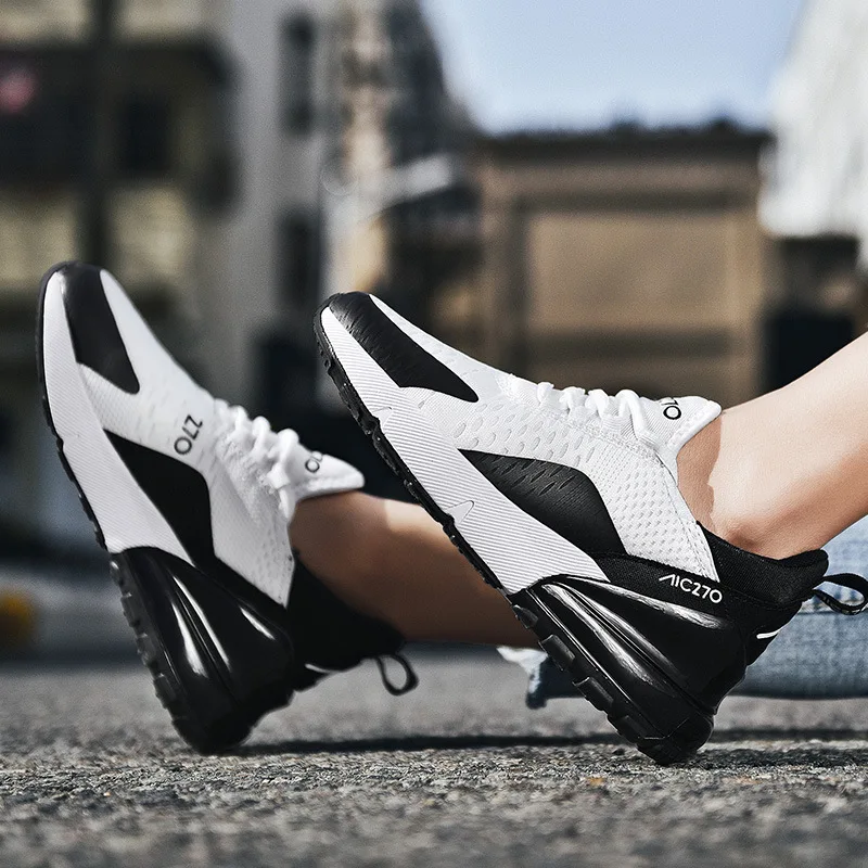 

Running Shoes 46 Brand Sneakers Breathable Zapatillas Hombre Lightweight Lace-up 270 Sneakers Gym Trainers Summerr Couple Shoes