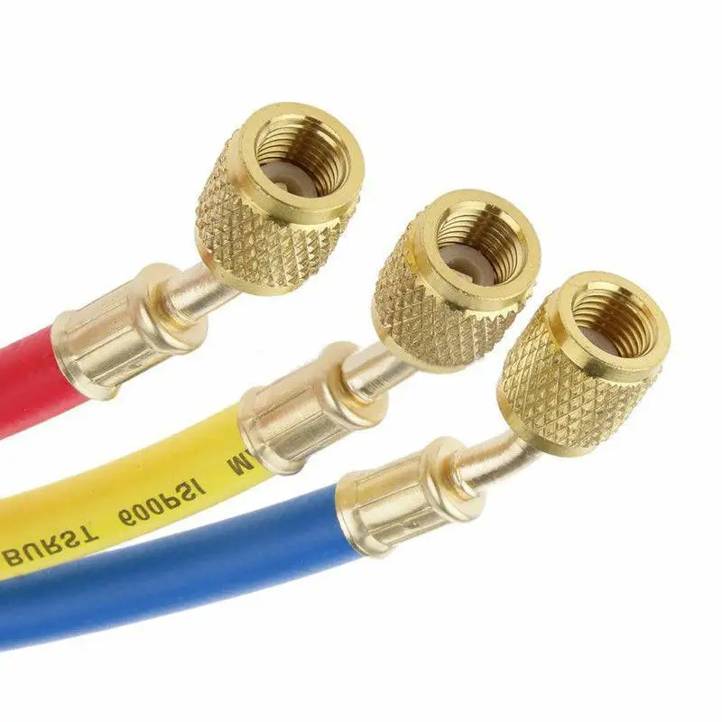 Набор манометров кондиционера 5FT шланг AC холодильное R134a R22 R404 502 набор шлангов |