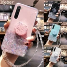 Чехол с блестками для Xiaomi Redmi Note 10, 8, 7, 6 Pro, 7A, чехол с подставкой, чехлы для телефонов Xiaomi Mi 9, 9T, 8 SE, A2 Lite, чехол