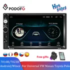 Автомагнитола Podofo, 2DIN, Android 9,1, GPS, FM, Wi-Fi, USB, для автомобилей Volkswagen, Nissan, Toyota, Golf, Kia, Polo, SKoda