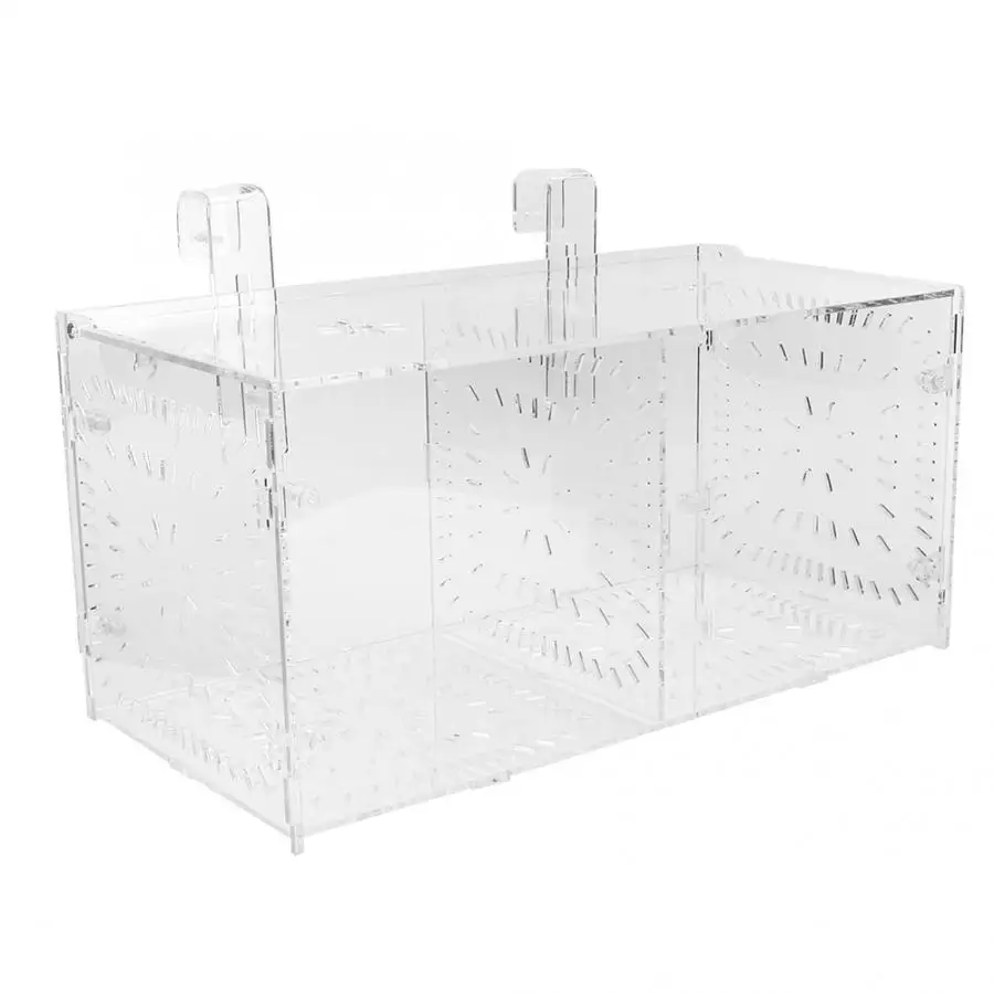 30x15x15cm Аквариум для разведения аквариума изолирующая коробка для разведения саженцев инкубация репродукция для аквариума для рыб - Цвет: 30x15x15cm